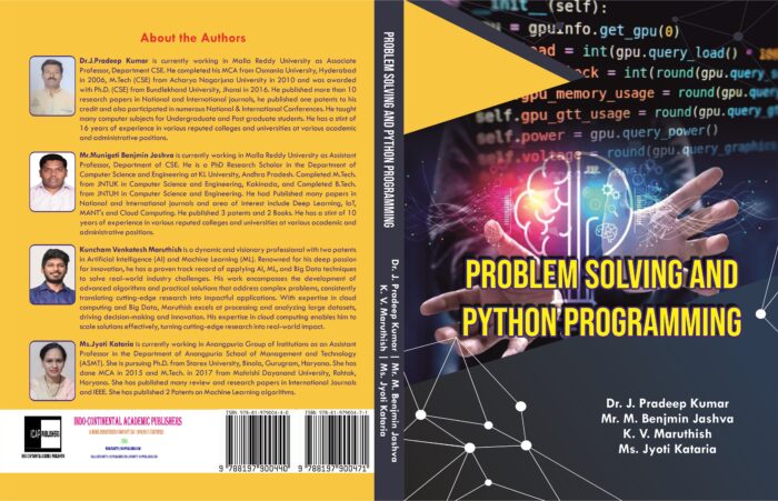 Problem Solving and Python Programming